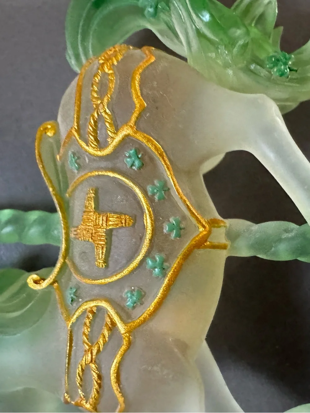 Rare-Irish luck of the Irish Unicorn Carousel Collection by Hamilton Collection